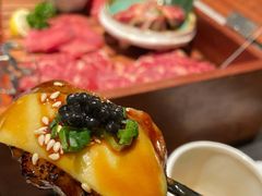 炙烧鹅肝芒果鱼籽手握-AJIYA·池袋日式烧肉自助(天津万象城店)