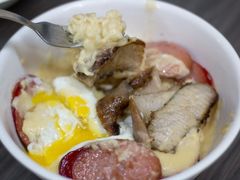 猪颈肉芝士捞公仔面-新记餐厅(香槟大厦店)