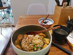 藜麦椒麻豆腐饭-漫蔬•台北蔬食小馆VEGGIEBOIL(朝晖店)