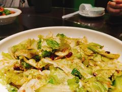 炝拌生菜-刘胖子家常菜·蹄花焖藕(中南店)