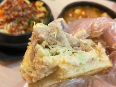 芝士猪肉吐司-韩妈妈韩式小吃(中山店)