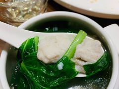 鲜嫩黄花鱼丸汤-将相和·海鲜蒸饺大连菜
