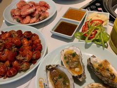 -绿岛港轩海鲜烤肉涮锅自助餐厅