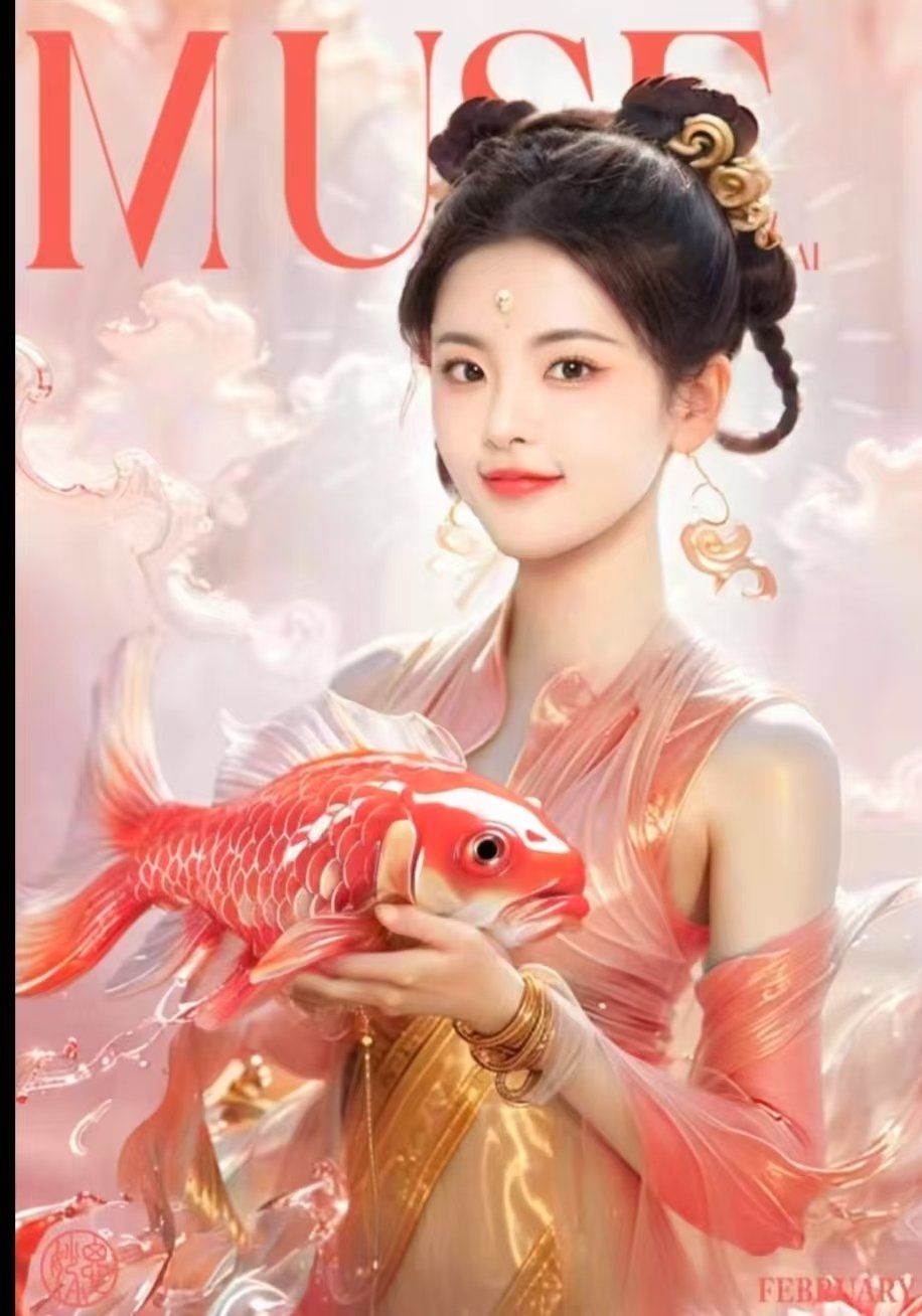 清纯女神#高颜值美女#好运锦鲤#好运莲莲#开启一年好运#锦鲤#杨超浇