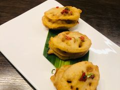 椒盐莲藕夹-枣子树·素食餐厅(朱家尖店)