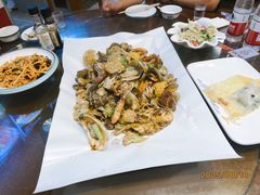 -东来菜馆•手抓海鲜家常菜•海鲜锅贴(鸽子窝店)