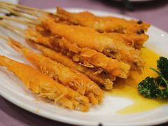 咸蛋黄串虾-金哥私房菜馆(张府园总店)