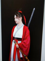 -虞美人汉服摄影