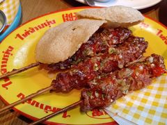 曼谷街头鸡肉串-泰盏鬼·颓废冬阴(陈家祠扬韬店)