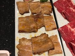 黑猪五花肉-猪啊牛呀羊啊铜盘烤肉(正大广场店)