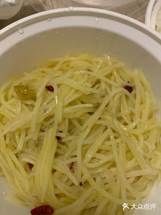 弄堂里酸辣土豆丝图片
