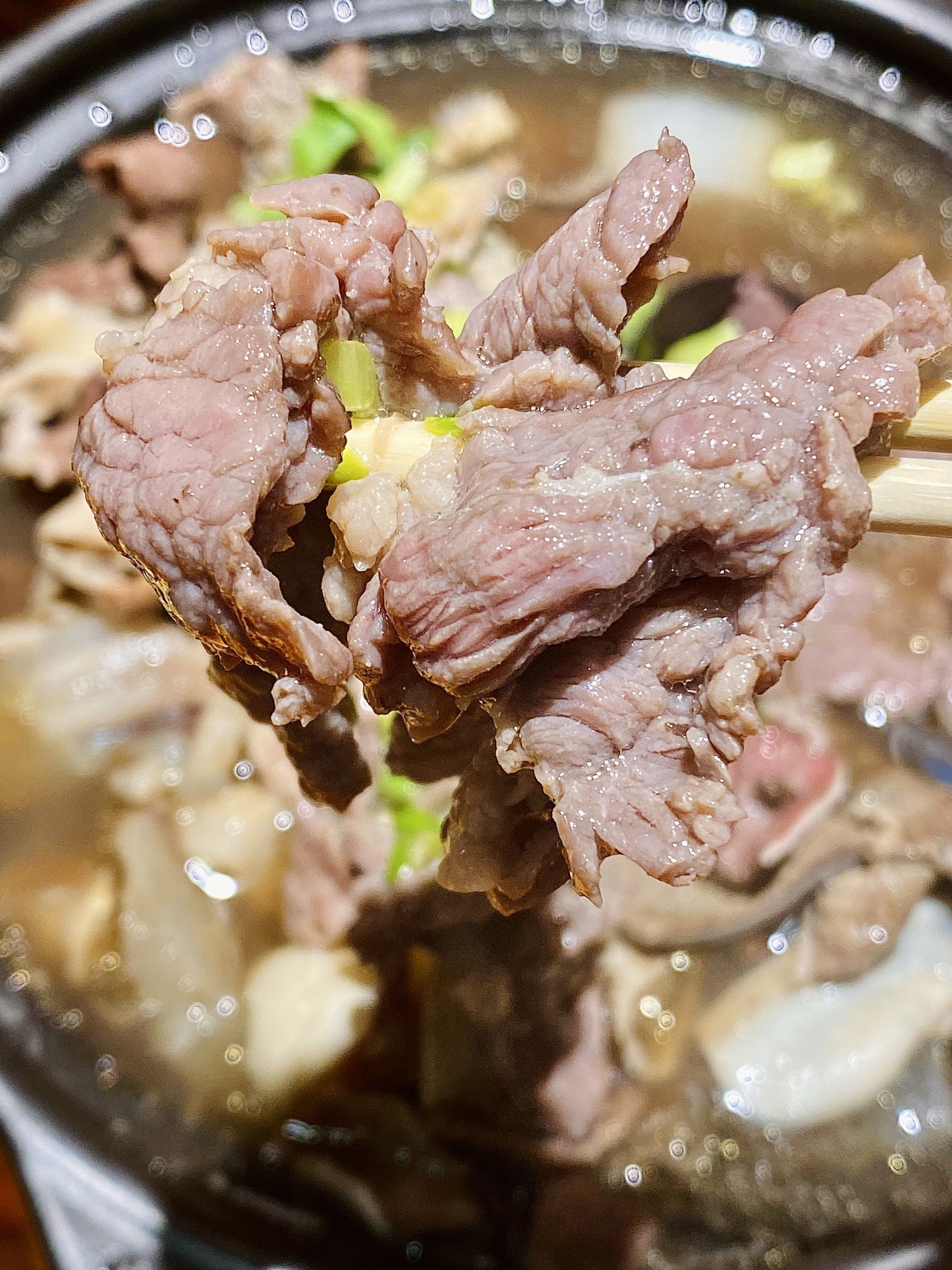 清汤牛肉的轻盈味