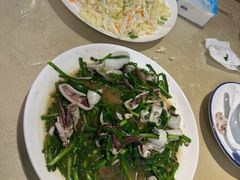 韭菜炒海兔-清香园大连老菜馆(成仁街店)