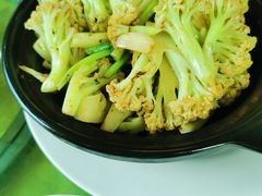虾酱啫菜花-台山美食一绝阿四台山黄鳝饭(阿四创作店)