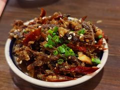 麻辣手撕牛肉-盟重烧烤(东瓜山创始店)