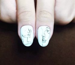 点击看大图 -一笔绣狂草美甲坊