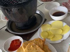 鸡蛋炸馒头片-大槐树烤肉馆