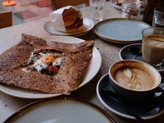 鸡蛋蘑菇熏肉荞麦可丽饼-RAC BAR(安福路店)