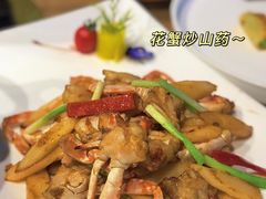 花蟹炒山药-拉完海鲜大排档(温岭店)