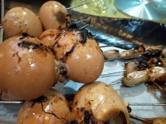 烤生鸡蛋-东北往事烧烤炒菜