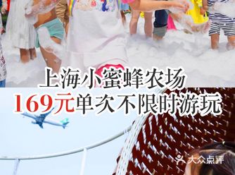 上海小蜜蜂农场，169元单次不限时游玩