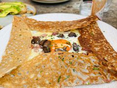 巴黎火腿鸡蛋芝士蘑菇可丽饼-RAC BAR(安福路店)