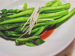 油淋脆菜心-绿茶餐厅(松江万达店)