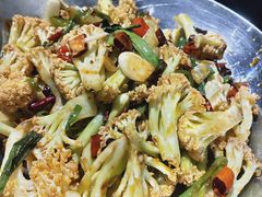 干锅有机菜花-粗茶淡饭•陕菜•家常菜
