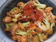 生炒有机花菜-大树餐厅(红旗街万达店)