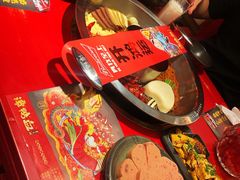 谭鸭血经典红锅-谭鸭血老火锅(图书馆店)