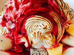 火焰冰激凌配苦杏仁利口酒-沈阳君悦酒店·意坊意大利餐厅