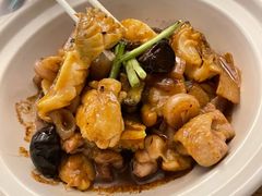 黑蒜鲍鱼焖鸡-火璽·園