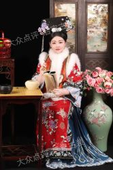 -后宫·古装汉服京剧儿童亲子全家福摄影