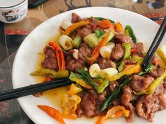炒耗牛肉-泸沽肴(泸沽湖大洛水村农村信用社旁店)
