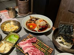 -草家酱蟹炭火烤肉店(珲春南路一店)