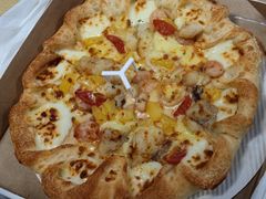 海鲜至尊比萨鳕鱼版酥松卷边普装-必胜客(云和宅急送店)