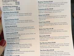 菜单-Fergburger(皇后镇店)