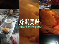 -小红车炸蛋葱油饼