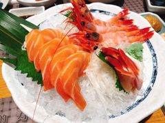 三文鱼刺身-林妈妈村·日式料理(宝山万达店)