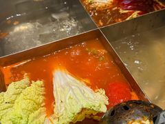 番茄牛肉汤-海底捞火锅(长宁路龙之梦店)
