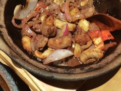 爆啫雪花牛肉粒-旺爷砂锅·茶作(国贸店)