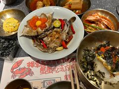 -草家酱蟹炭火烤肉店(珲春南路二店)