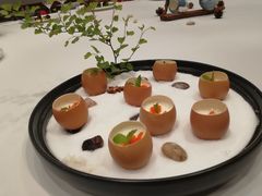 红鱼子酱扯蛋-山顶餐厅·山居菜