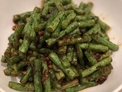清炒火腿小甜豆-玫瑰厅上海菜(兴国路店)