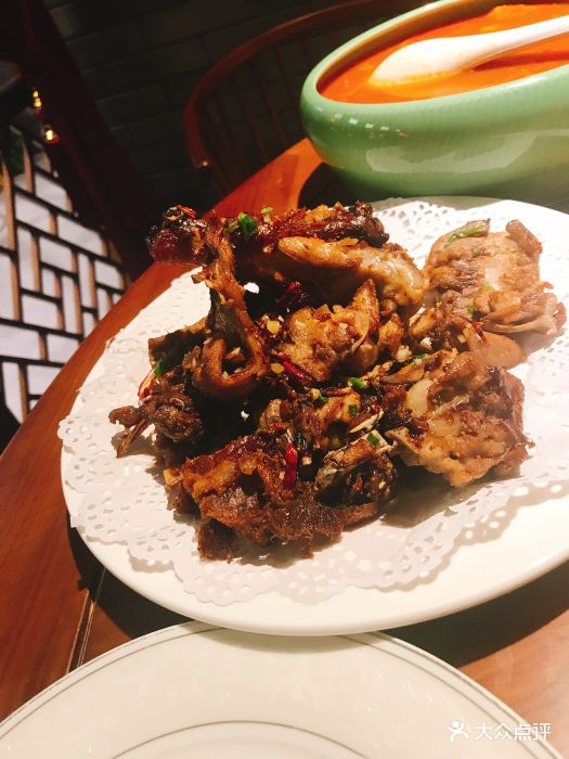 钟鼓楼老北京烤鸭店椒盐鸭架图片 - 第5张