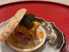 深海太刀鱼加海胆鱼子酱-旬怀石料理(嘉善老市店)