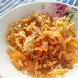 香煎小银鱼配白米粥，吃到停不下来！