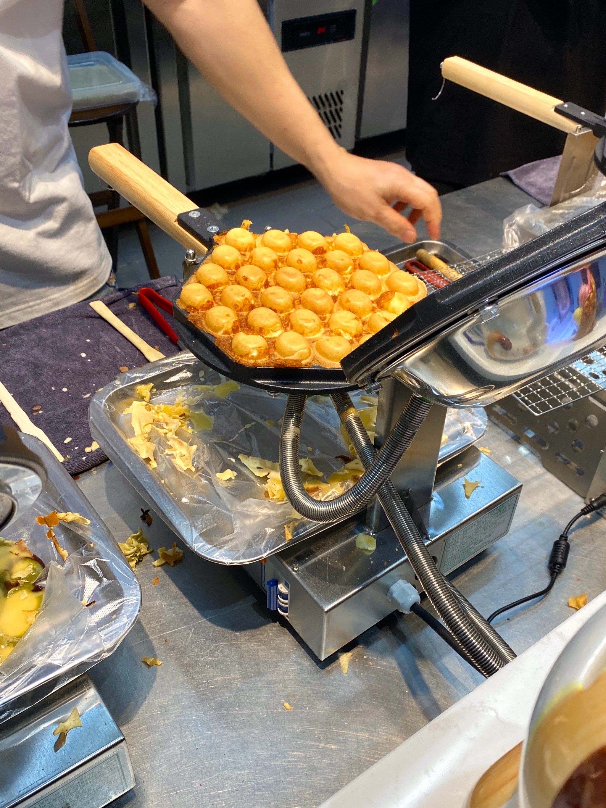 被孩子安利的味道,芝士鸡蛋仔好吃啊