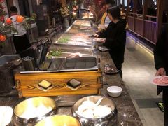 自助取餐区-韩京炭火烤肉自助料理(柯桥万达店)