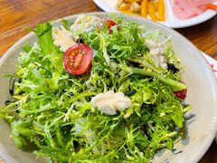 炝拌苦菊-呱呱叫民俗风味主题餐厅(沣峪口店)